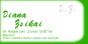 diana zsikai business card